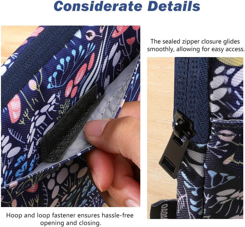 Dadanism 6-7 Inch Universal Padded Sleeve for 7" Colorsoft Signature Edition eReader 2024 and 6" eReader Book, Protective Sleeve Pouch Bag Carrying Case for Kobo E-Reader, Night Blue - Image 5